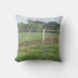 Almofada Campo de Travesseiro Bluebonnets