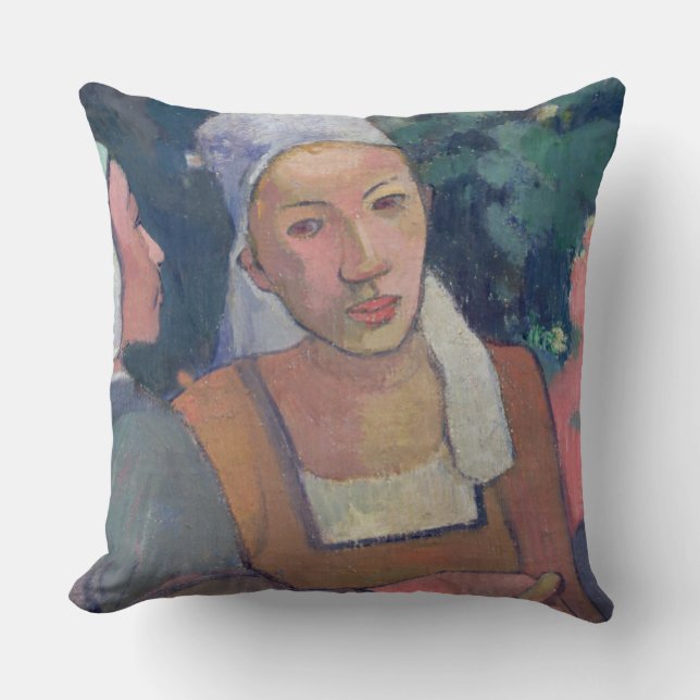 Almofada Camponeses do bretão de Paul Gauguin |, 1894 (óleo (Frente)