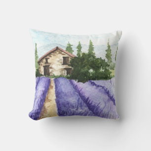 Almofada Campos de Lavanda do País Francês