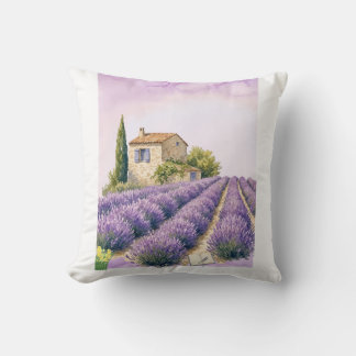 Almofada Campos de Lavanda na Provença