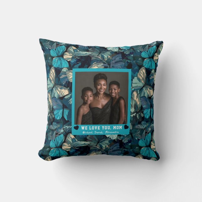 Almofada Camuflagem de Borboleta Mãe Para Ser Decoração Cos (Frente)