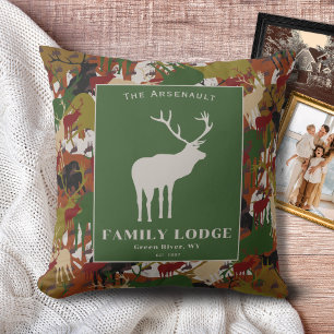 Almofada Camuflagem Marrom Verde Personalizado