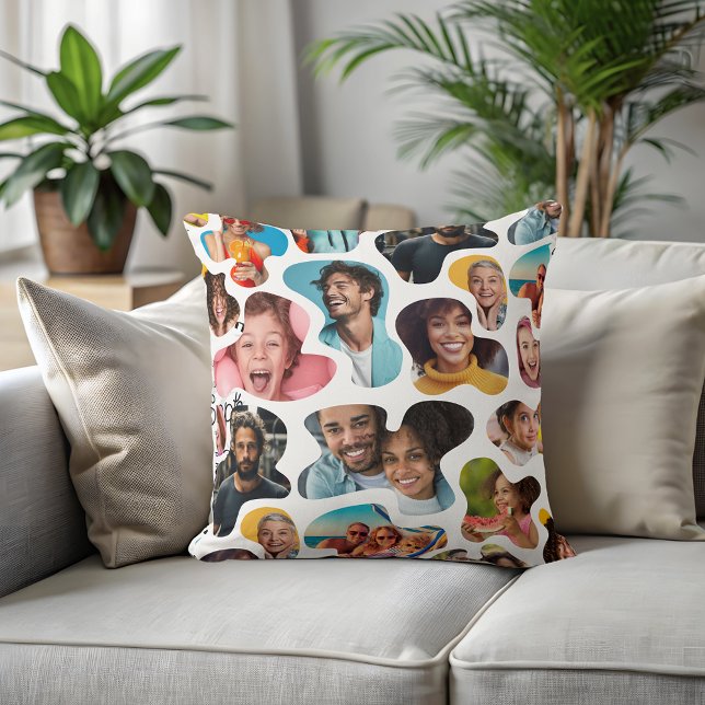 Almofada Camuflagem Moderna de Foto Personalizada (Criador carregado)