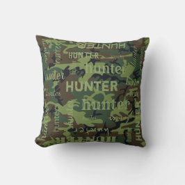Almofada Camuflagem Nome Personalizado Mais Curto