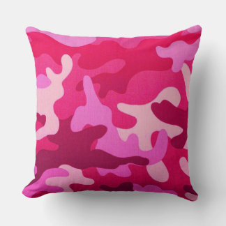 Almofada Camuflagem Rosa