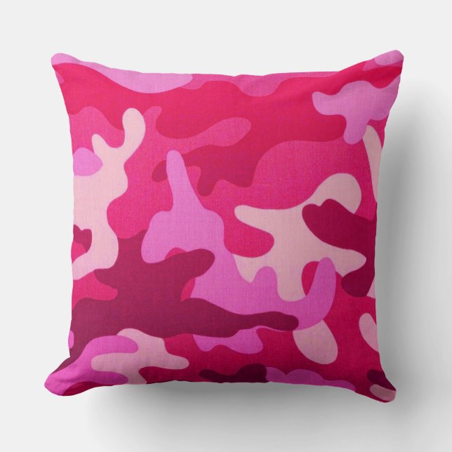 Almofada Camuflagem Rosa (Frente)