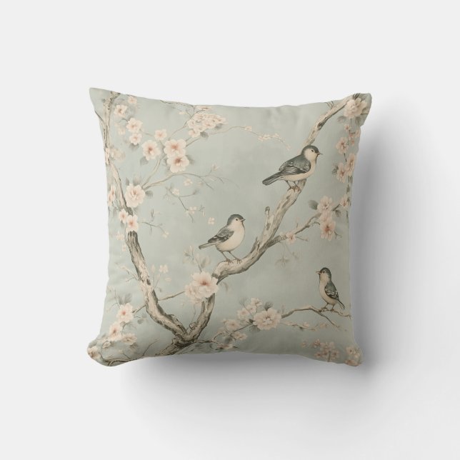 Almofada Canaviais em Ramificações Brilhantes (Frente)