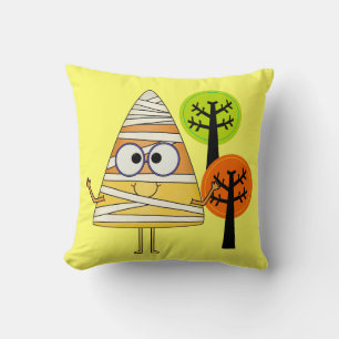 Almofada Candy Corn Mummy Halloween