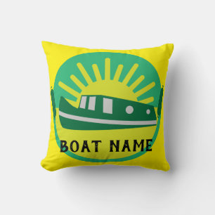 Almofada Caneca de viagem de porta viva do Canal Narrowboat