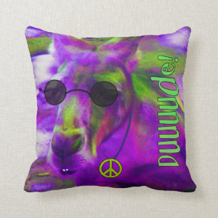 Almofada Canguru pacifista do Hippie psicadélico, gajo!