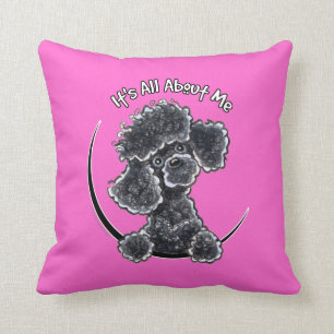 Almofada Caniche de brinquedo preta IAAM