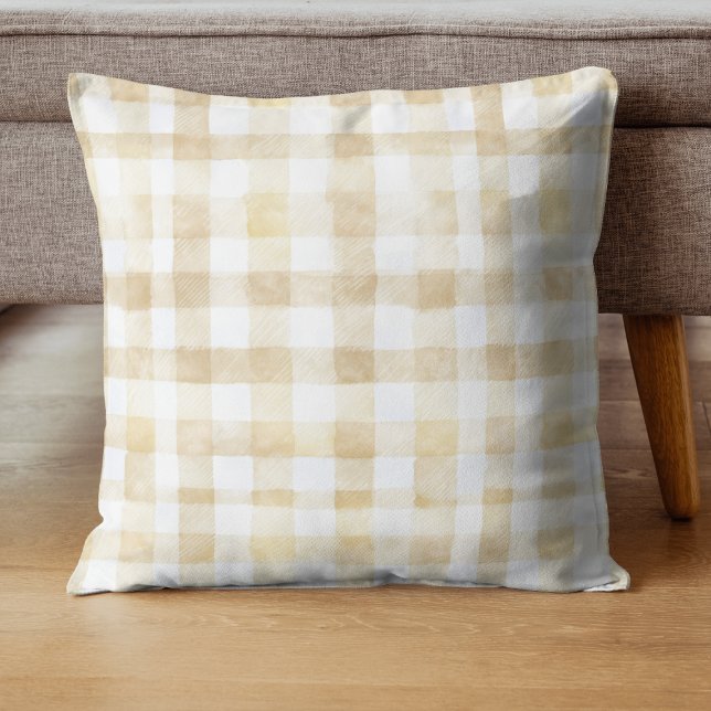 Almofada Cannoli Gender Neutral Beige Italian Baby Shower (Criador carregado)