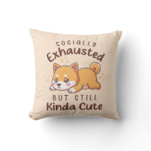 Cansado Socialmente Mas Ainda Fofo - Shiba Inu