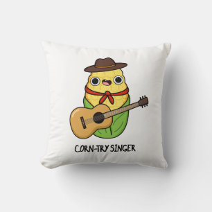 Almofada Cantor de Milho Funny Corn Pun