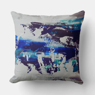 Almofada Canvas Print Brise | Art abstrait contemporain 