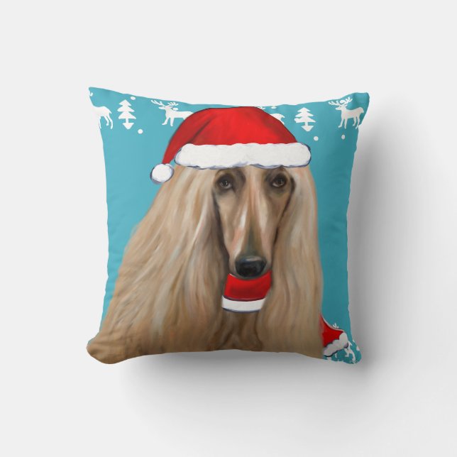 ALMOFADA CÃO AFEGÃO (Frente)