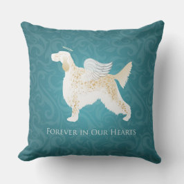 Almofada Cão Anjo do Memorial Pet do Setter Inglês