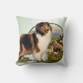 Almofada Cão Collie Áspero Guardião das Ovelhas