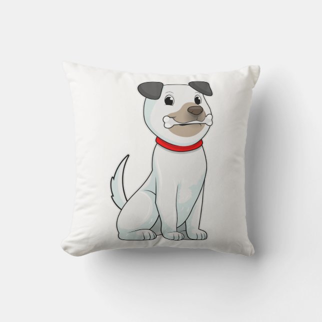Almofada Cão com Osso (Frente)