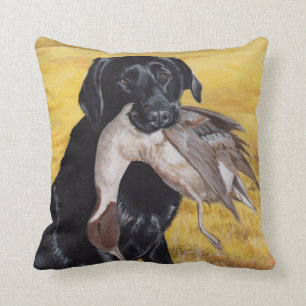 Almofada Cão de caça preto de Labrador