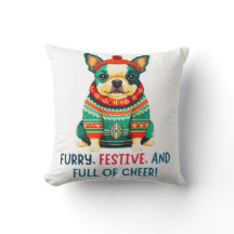 Cão de Natal quente e Felpudo