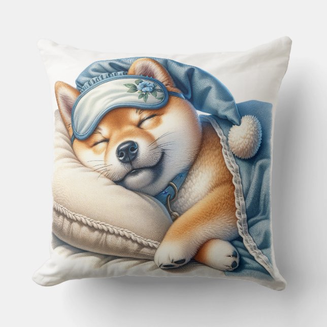 Almofada Cão-de-sopa Shiba Inu (Frente)