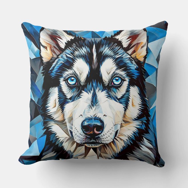 Almofada Cão husky (Frente)
