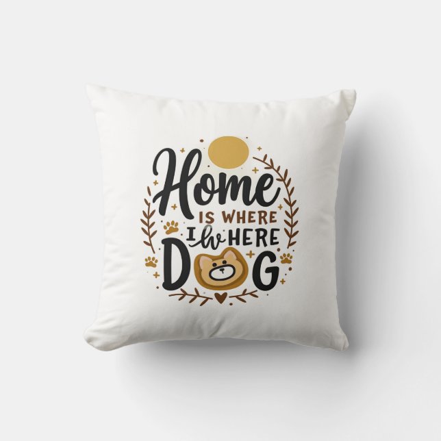Almofada Cão Lover's Haven (Frente)