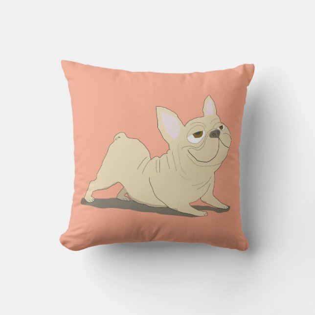 Almofada Cão olhando para baixo (Frente)