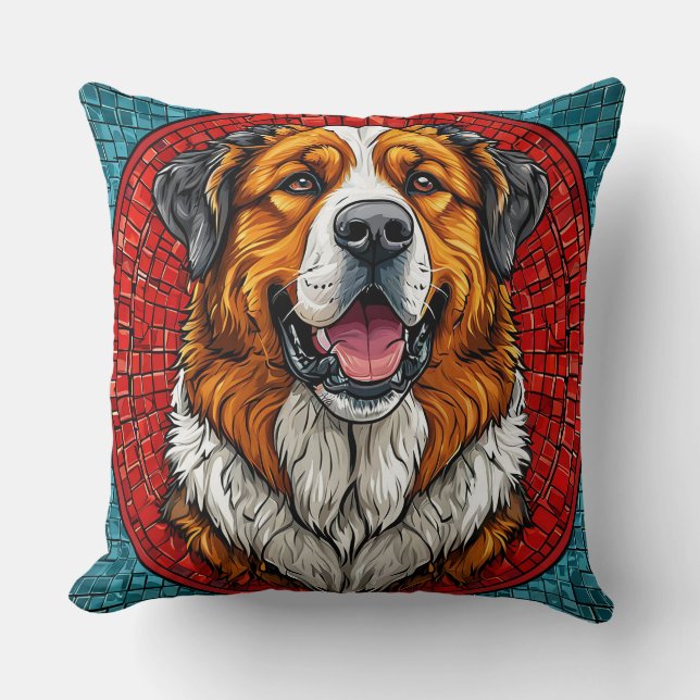 Almofada Cão São Bernardo (Frente)