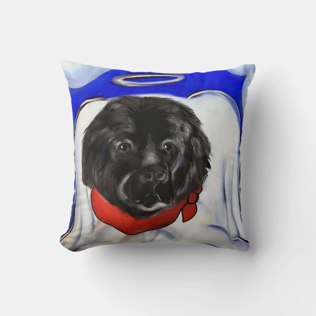 Almofada Cão Terra Nova (Frente)