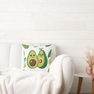Almofada Capa de telefone de Casal Avocado Funny Kawaii F