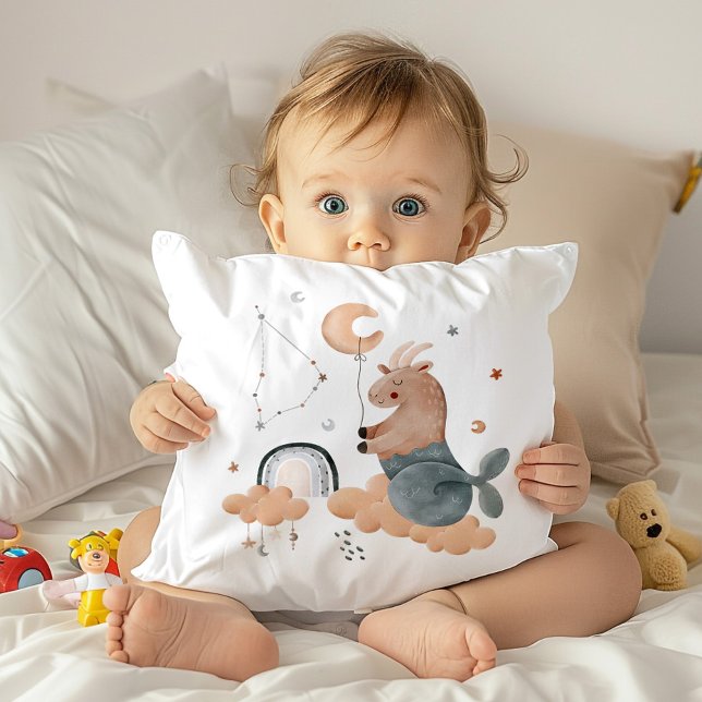 Almofada Capricorn Baby Zodiac Nursert Travesseiro (Criador carregado)