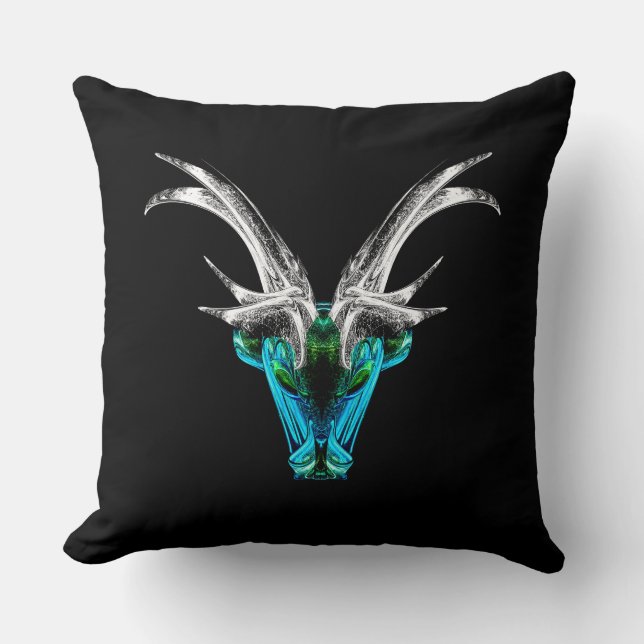 Almofada Capricorn – Minimalist Zodiac Decorative Pillow  (Frente)