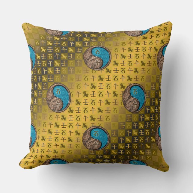 Almofada Capricórnio & Cavalo Aquático (Frente)
