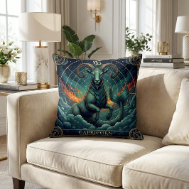Almofada Capricórnio Zodíaco Celestial