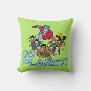 Almofada Captain Planet and the Planeteers - Go Planet!