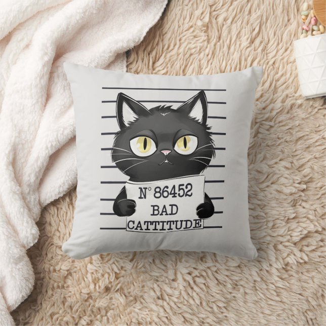 Almofada Captura Má - Captura de Gato Negro (Cobertor)