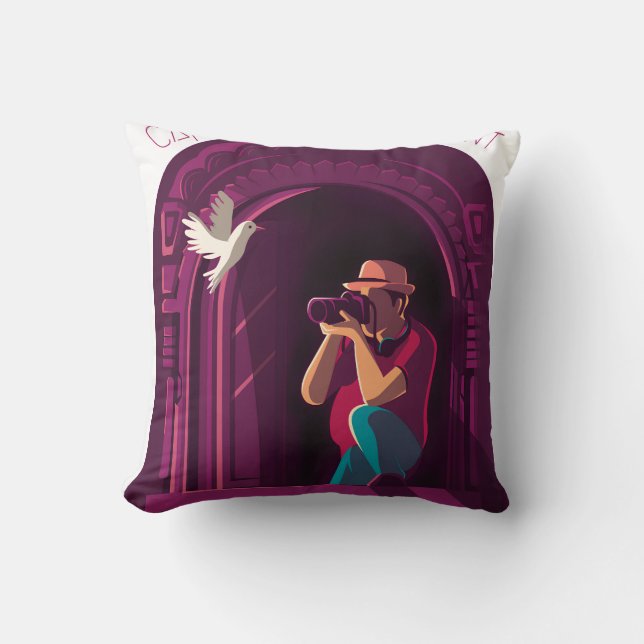 Almofada Capturar o momento (Frente)