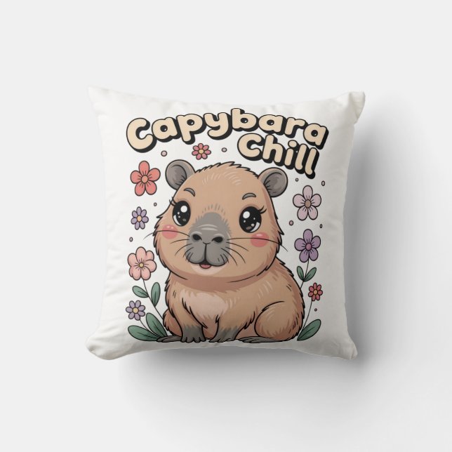 Almofada Capybara Chill (Frente)