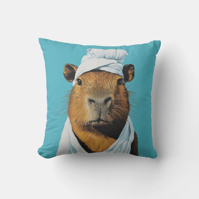 Almofada Capybara Spa Day (Frente)
