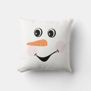 Almofada Cara de Neve Personalizada Moderna