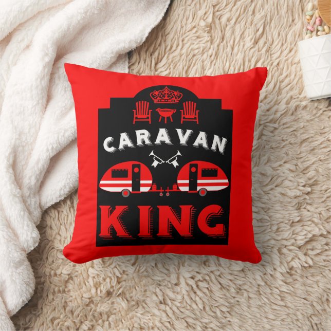 Almofada Caravan King Presente Para Campers (Cobertor)