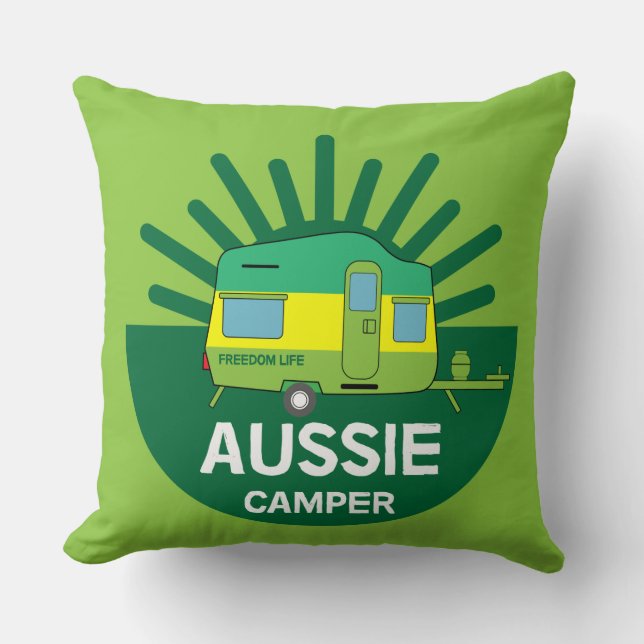 Almofada Caravanning australiano | Aussie Caravaner | Campo (Frente)