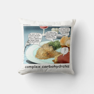 Almofada Carboidratos Complexos Filosofia Divertida Comida