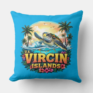 Almofada CARIBE das Ilhas Virgens dos EUA