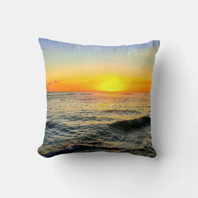 Almofada Caribe Travesseiro decorativo Brilho Sunset (Frente)