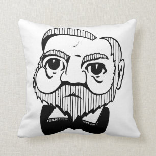 Almofada Caricatura Andrew Carnegie
