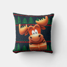 Caricatura Moose com Camisa-Presente de Natal