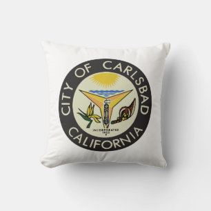 Almofada Carlsbad (Califórnia) City Seal
